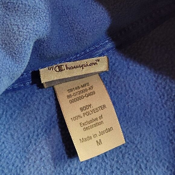 CHAMPION FLEECE quarterzip long-sleeved top blue med - Picture 7 of 10